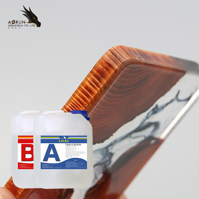 AB الغراء 3D راتنجات الايبوكسي الصلبة راتنجات الايبوكسي الكريستال الشفاف