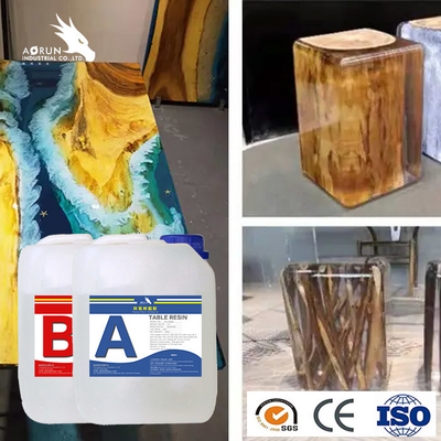 3D بار أعلى راتنجات الايبوكسي فائقة الوضوح صب عالية بناء مذهل طلاء لامع