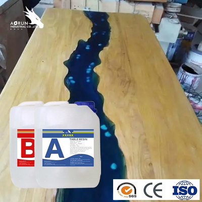 DIY فن Craft Wood Epoxy Resin سائل لزج شفاف عالي اللمعان