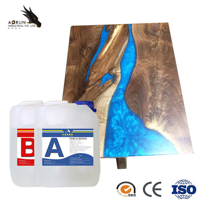 DIY فن Craft Wood Epoxy Resin سائل لزج شفاف عالي اللمعان