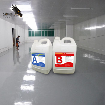الزجاج السائل عديم الرائحة صب عميق الايبوكسي طلاء الأرضيات 3D لاصق الأرضيات راتنجات الأرضيات الايبوكسي