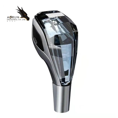 اكسسوارات السيارات الداخلية لمسة كريستال مضيئة Pommeau De Levier De Vitesse De Voiture RGB Led Shift Car Gear Knob