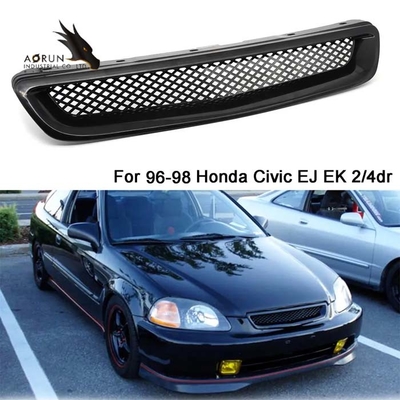 شواية أمامية للسيارة تناسب 96 97 98 99 00 01 02 03 Civ Ic EK EJ ES CX JDM Type-R Style Bumper Kit ABS بلاستيك